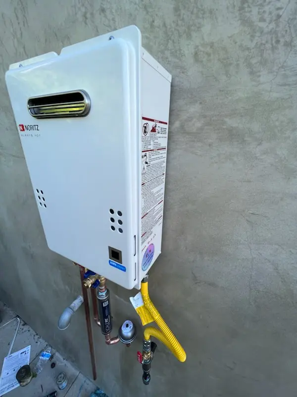 Tankless water heater installation for Chestnut Ridge homes